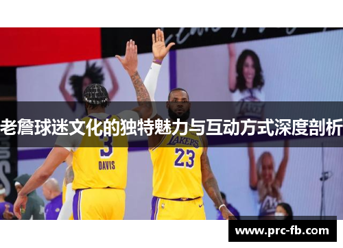 老詹球迷文化的独特魅力与互动方式深度剖析